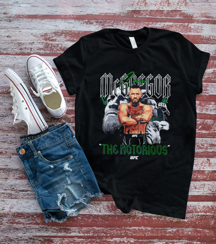 Conor McGregor The Notorious UFC Collage McGregor T-Shirt