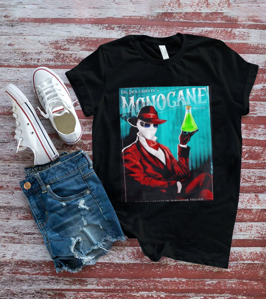 Dr Jack Griffin's Monocane Est 2011 Invisible Man T-Shirt