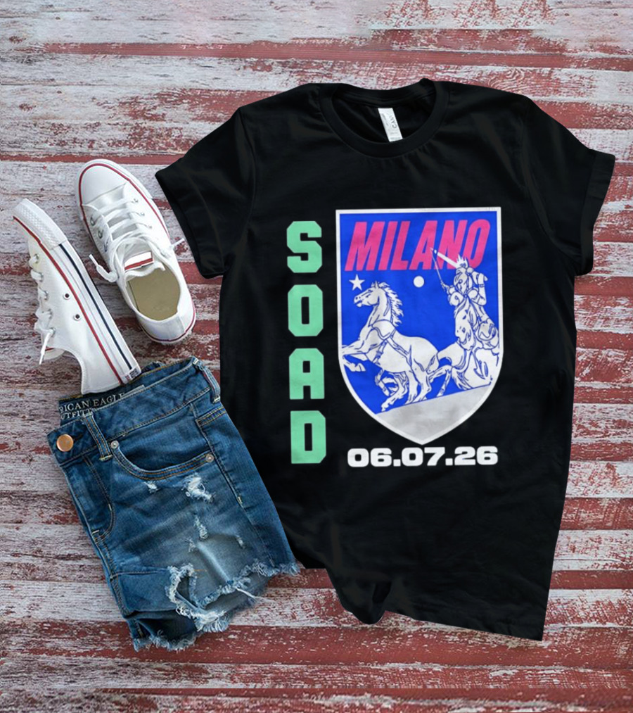 SOAD Milano 06.07.26 System Of A Down Concert T-Shirt
