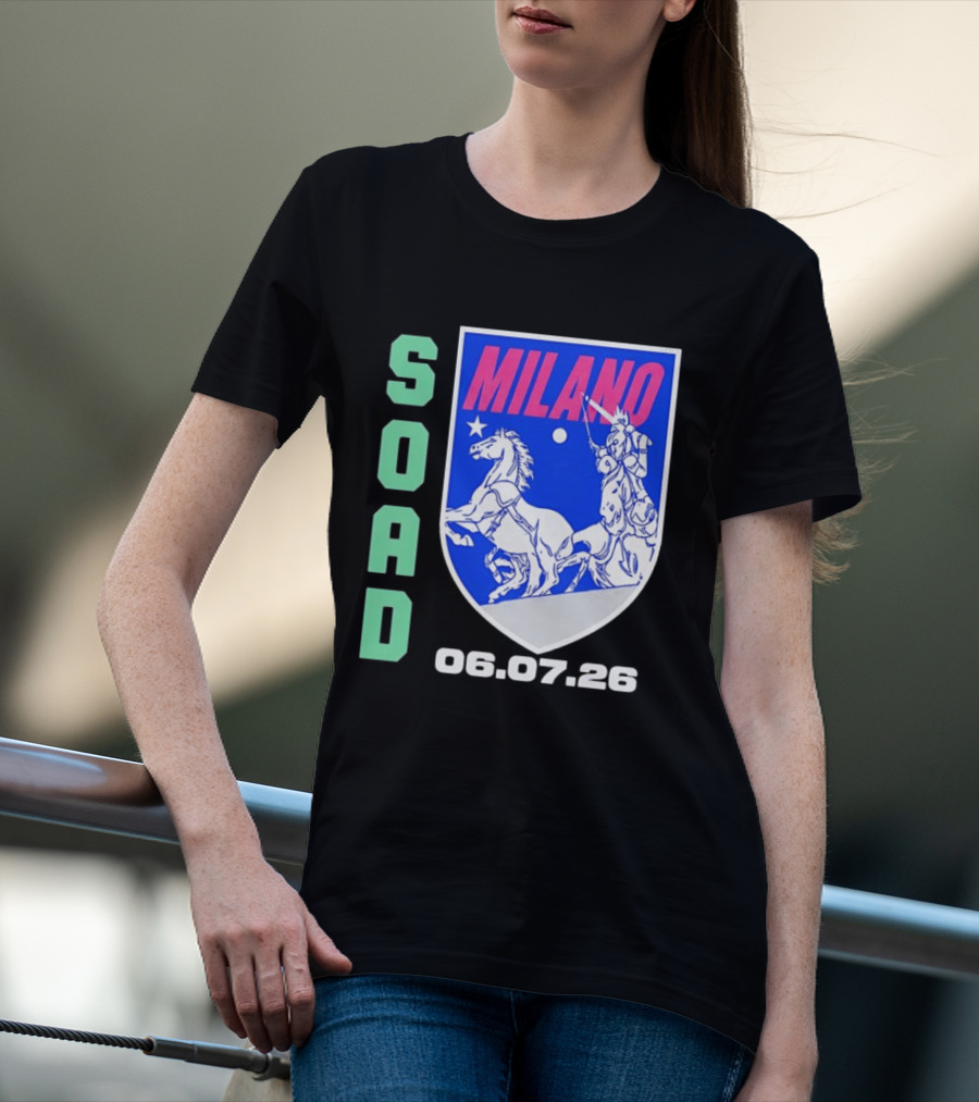 SOAD Milano 06.07.26 System Of A Down Concert T-Shirt