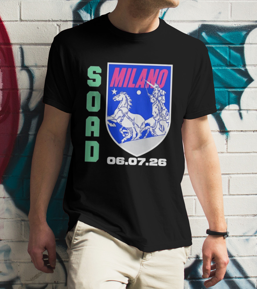 SOAD Milano 06.07.26 System Of A Down Concert T-Shirt