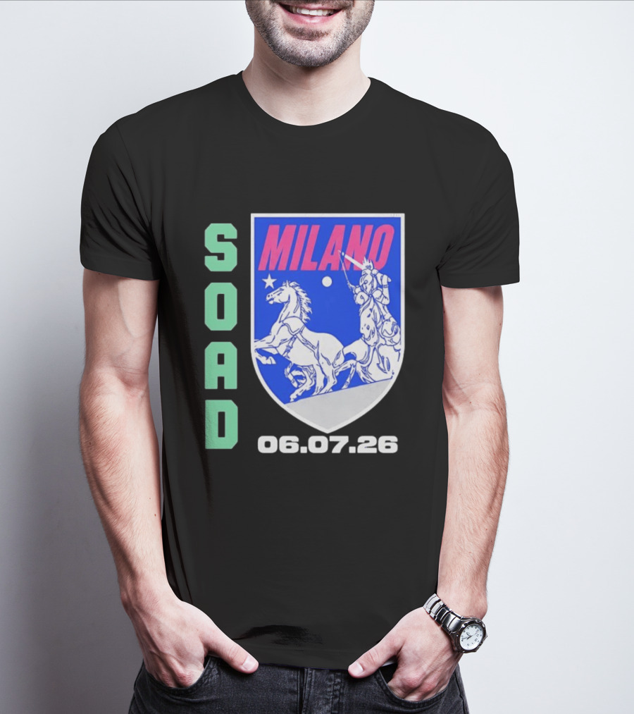 SOAD Milano 06.07.26 System Of A Down Concert T-Shirt