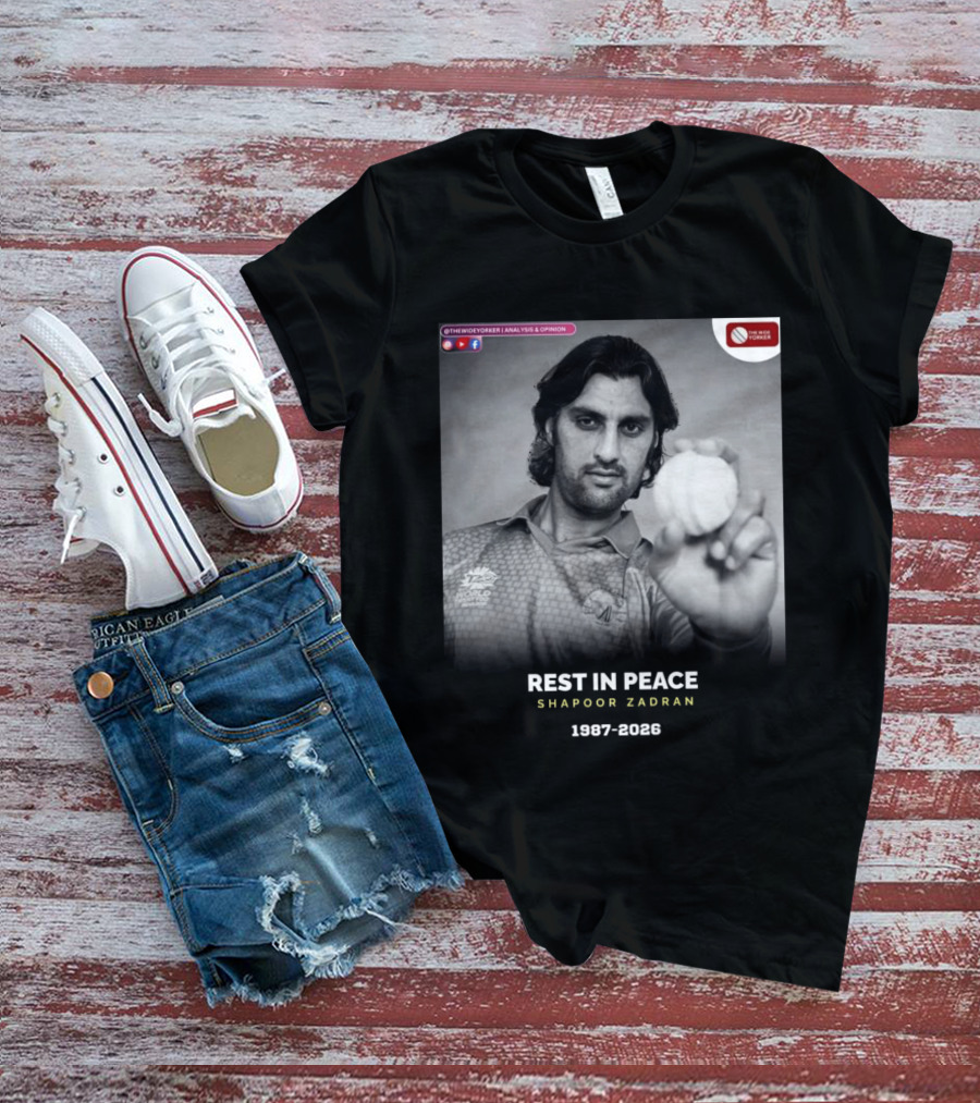 Rest In Peace Shapoor Zadran 1987 2026 T20 World Cup T-Shirt