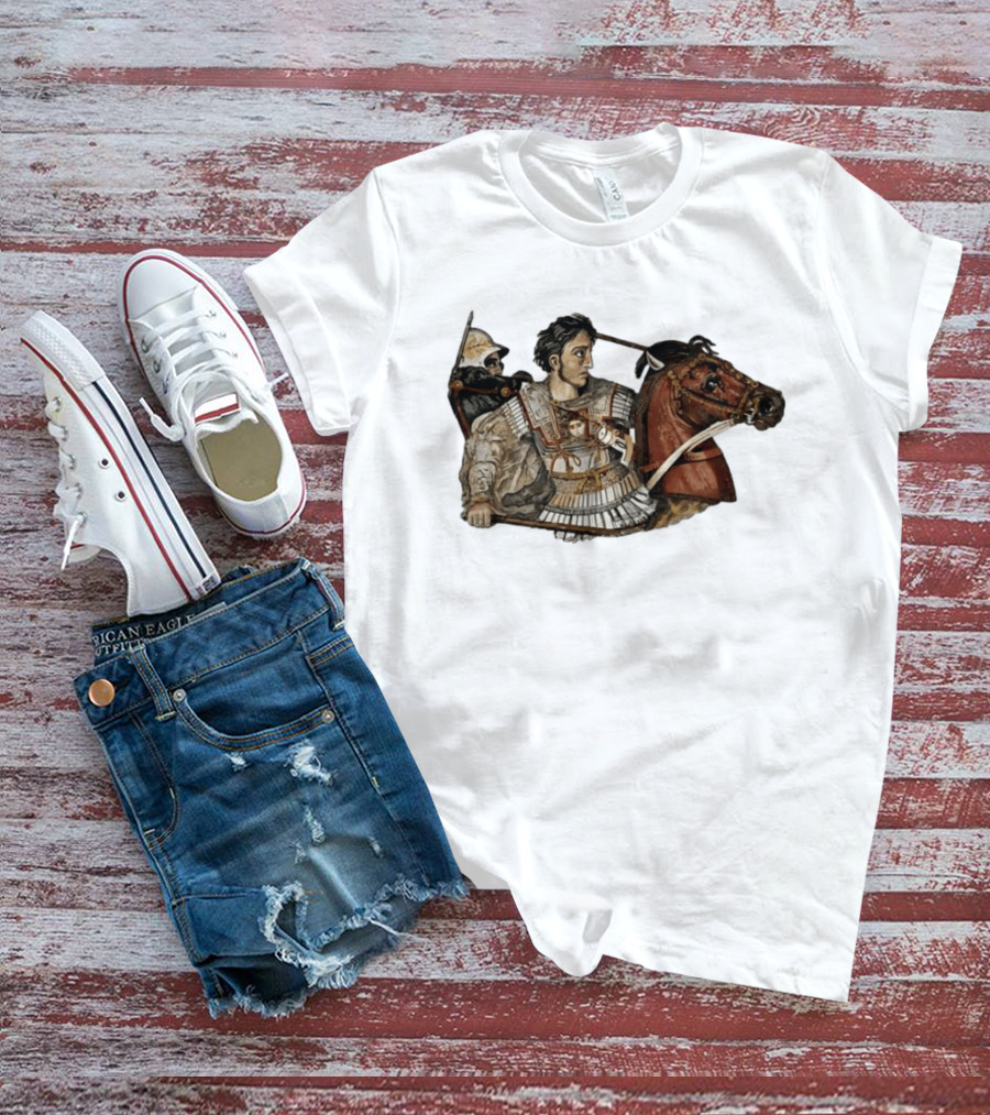 Alexander The Great Battle Of Issus Mosaic Iconic Historical Scene T-Shirt