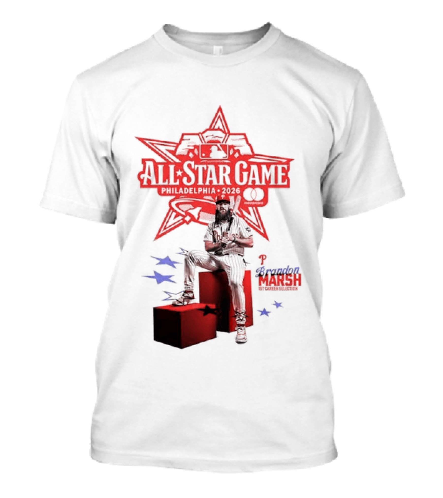 Brandon Marsh Philadelphia Phillies 2026 MLB All Star Game T-Shirt