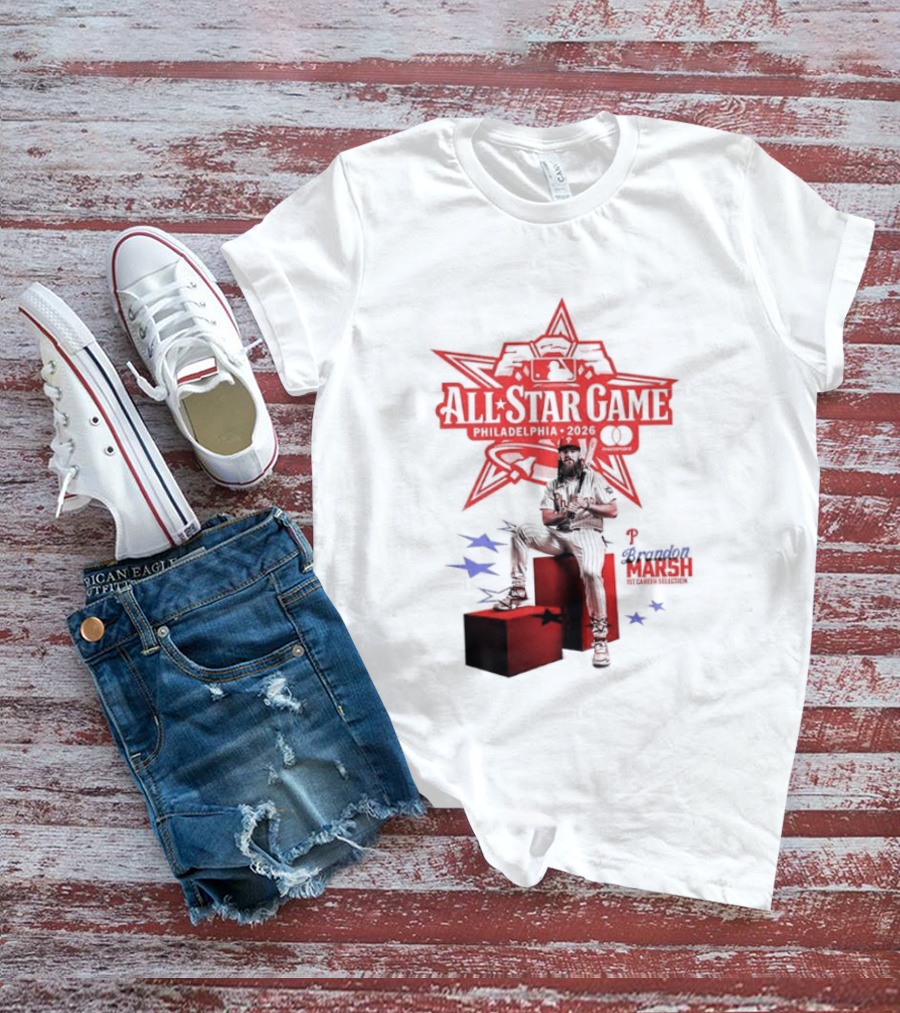 Brandon Marsh Philadelphia Phillies 2026 MLB All Star Game T-Shirt