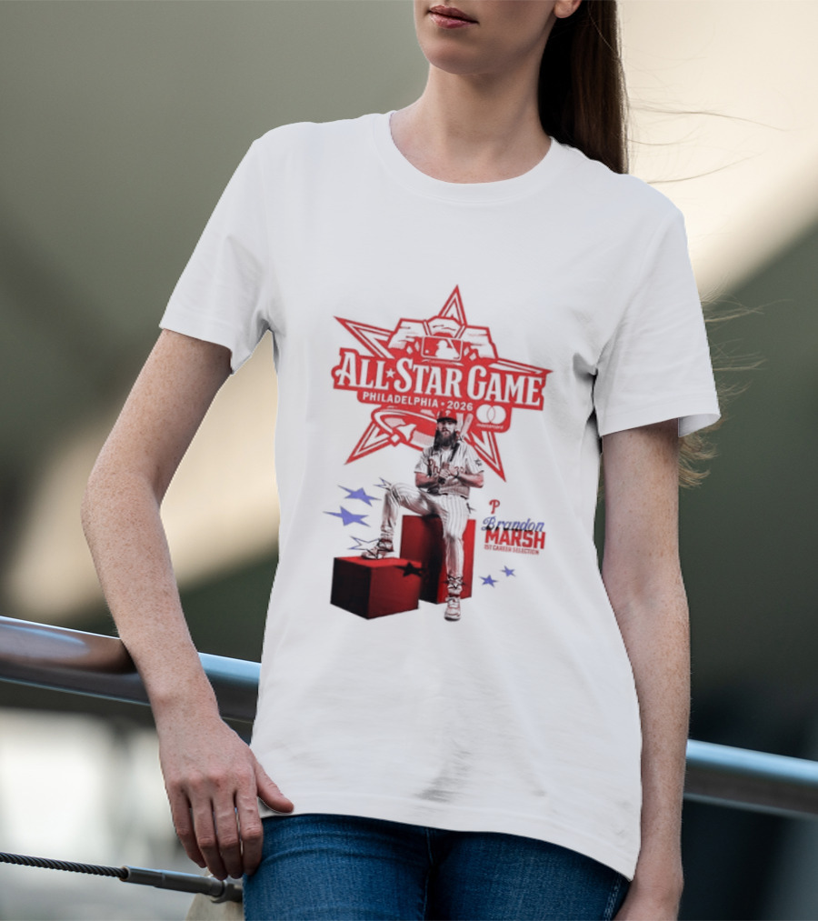 Brandon Marsh Philadelphia Phillies 2026 MLB All Star Game T-Shirt