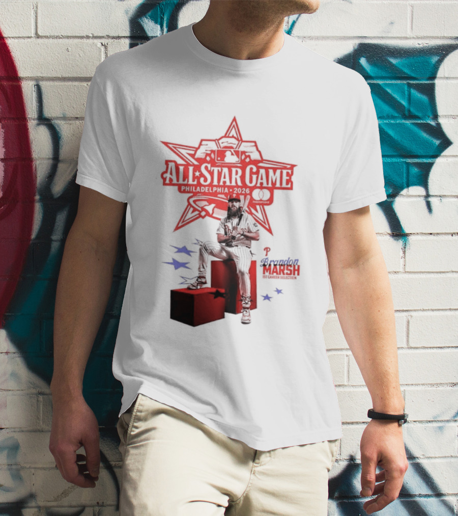Brandon Marsh Philadelphia Phillies 2026 MLB All Star Game T-Shirt