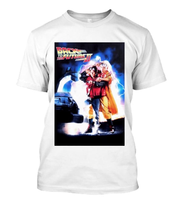 Back To The Future Part II Marty McFly Doc Brown Characters T-Shirt