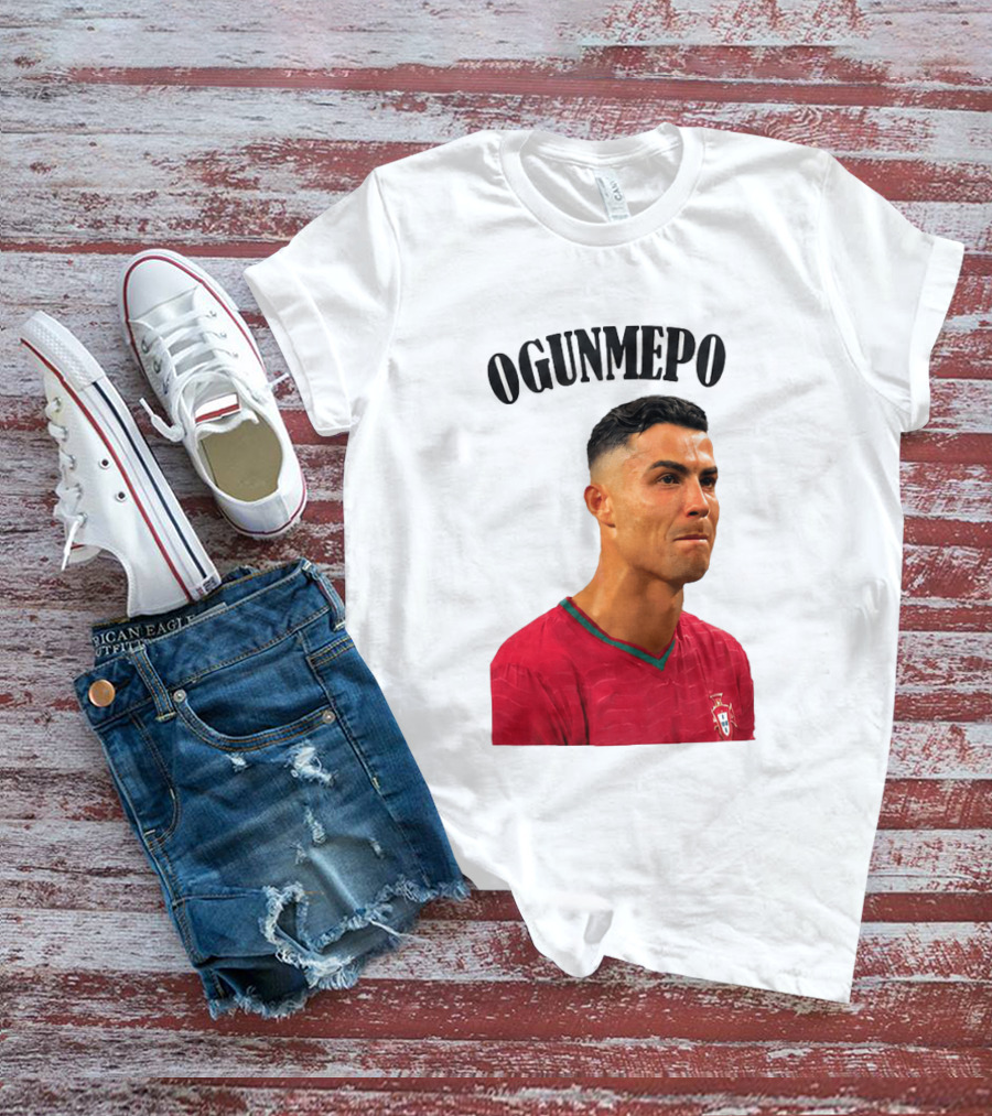 Cristiano Ronaldo Ogunmepon Portugal Soccer Star T-Shirt