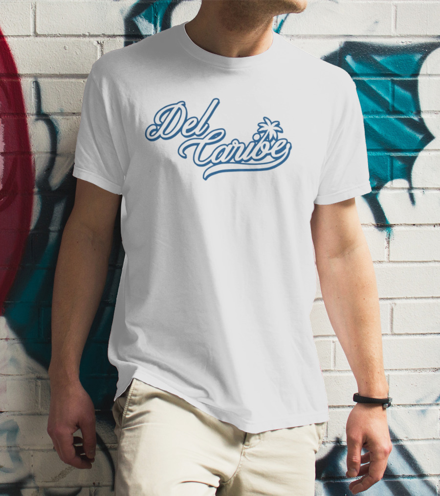 Del Caribe Caribbean Tropical Island Palm Tree T-Shirt