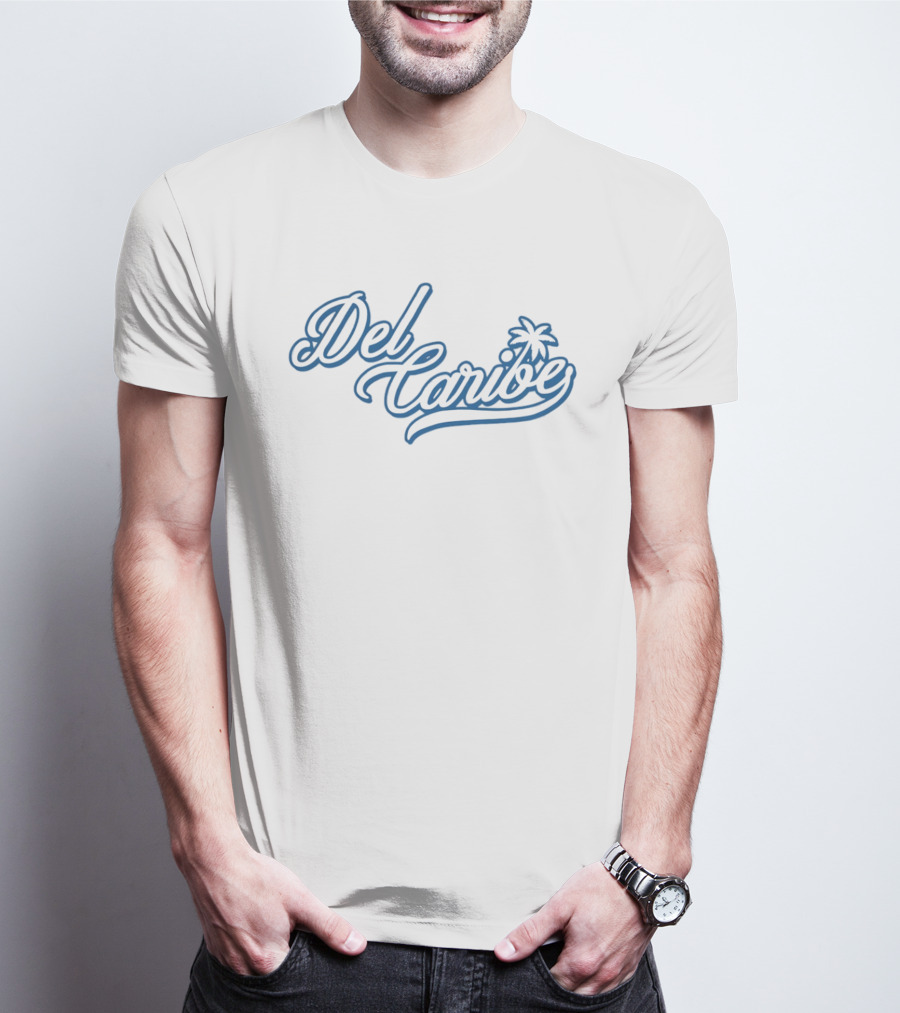 Del Caribe Caribbean Tropical Island Palm Tree T-Shirt