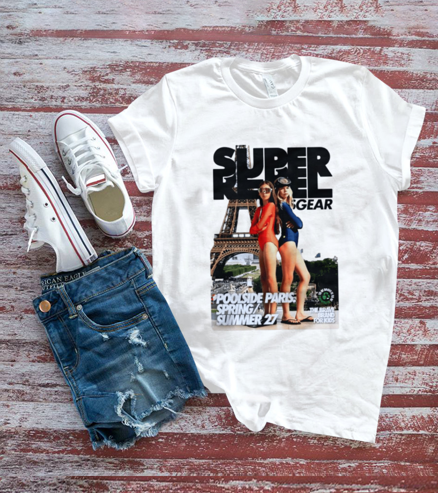 Super Rebel Gear Poolside Paris Spring Summer 27 The Brave Brand For Kids T-Shirt