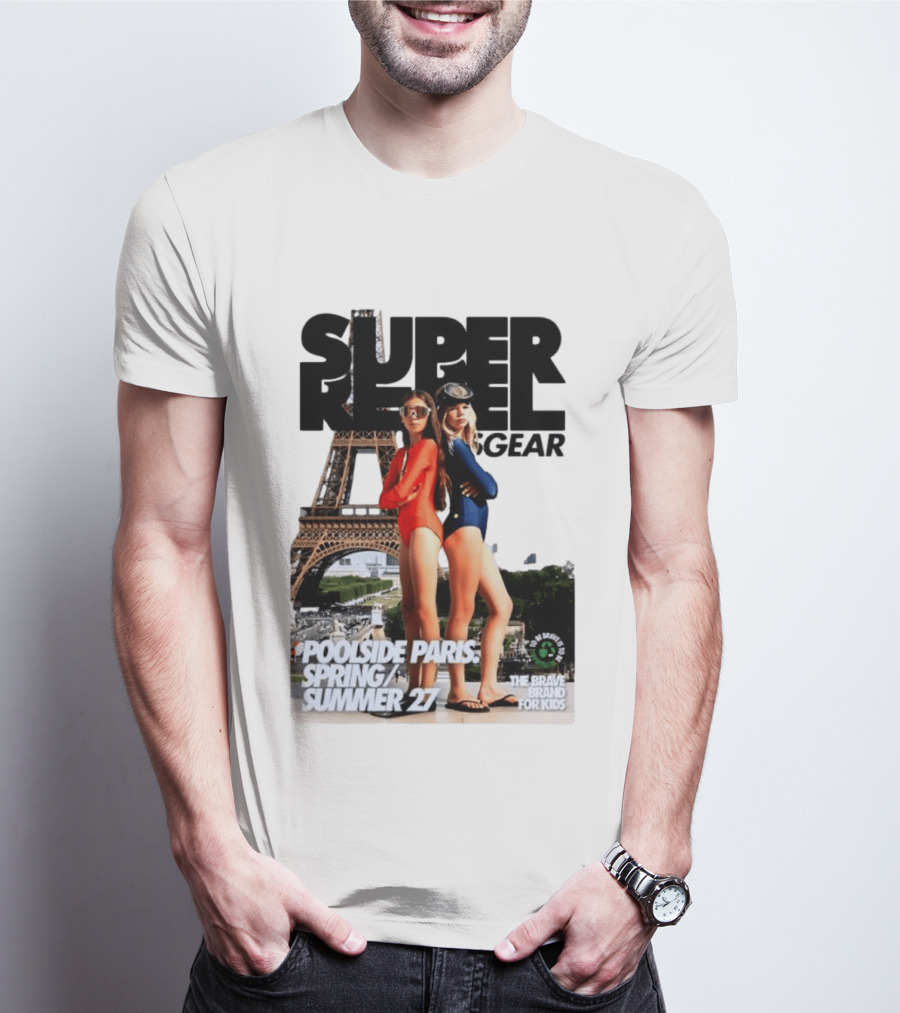 Super Rebel Gear Poolside Paris Spring Summer 27 The Brave Brand For Kids T-Shirt