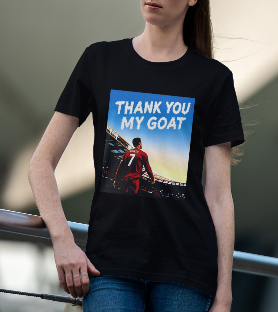 Thank You My Goat Cristiano Ronaldo 7 Portugal National Team T-Shirt