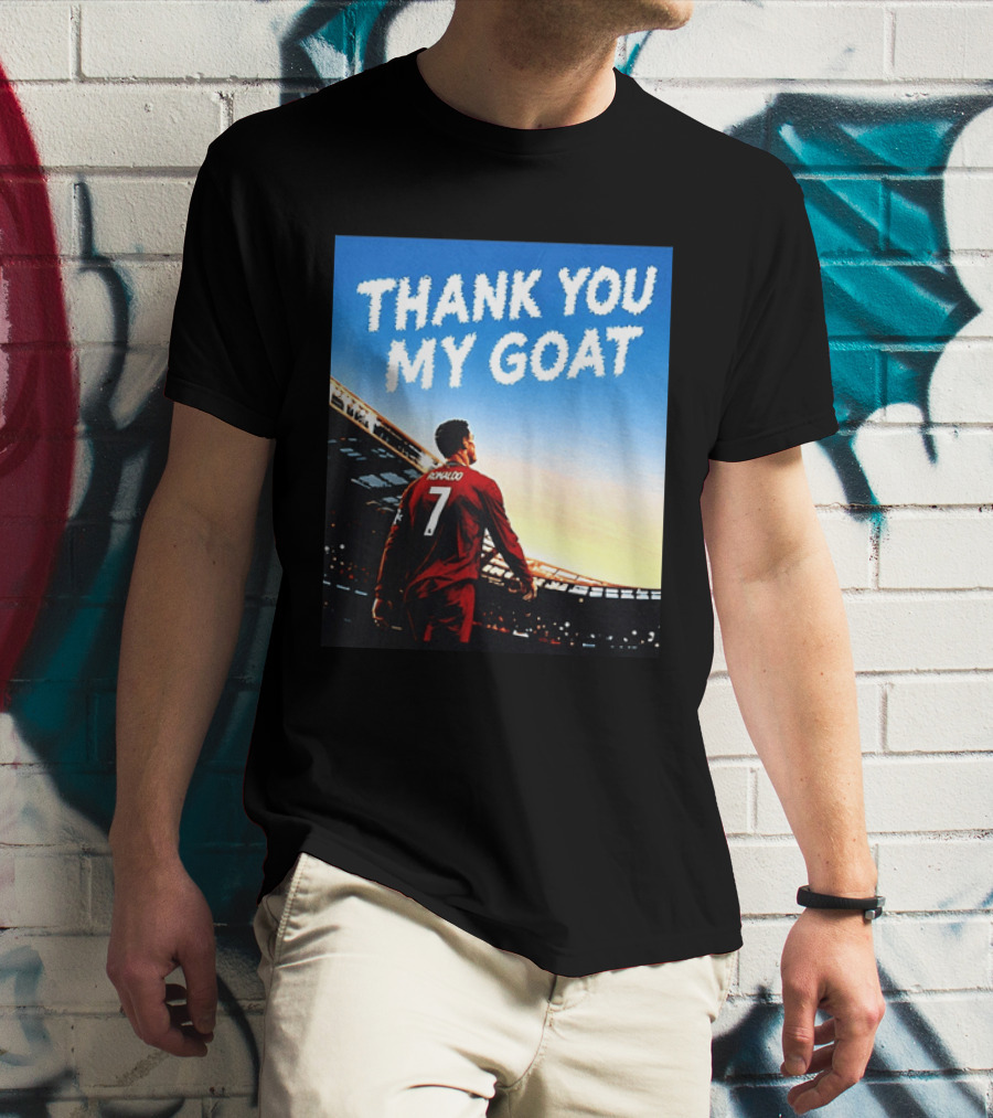 Thank You My Goat Cristiano Ronaldo 7 Portugal National Team T-Shirt