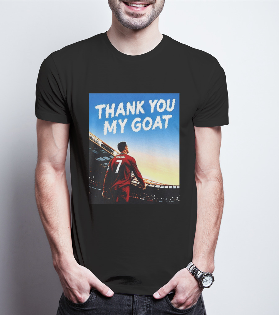 Thank You My Goat Cristiano Ronaldo 7 Portugal National Team T-Shirt