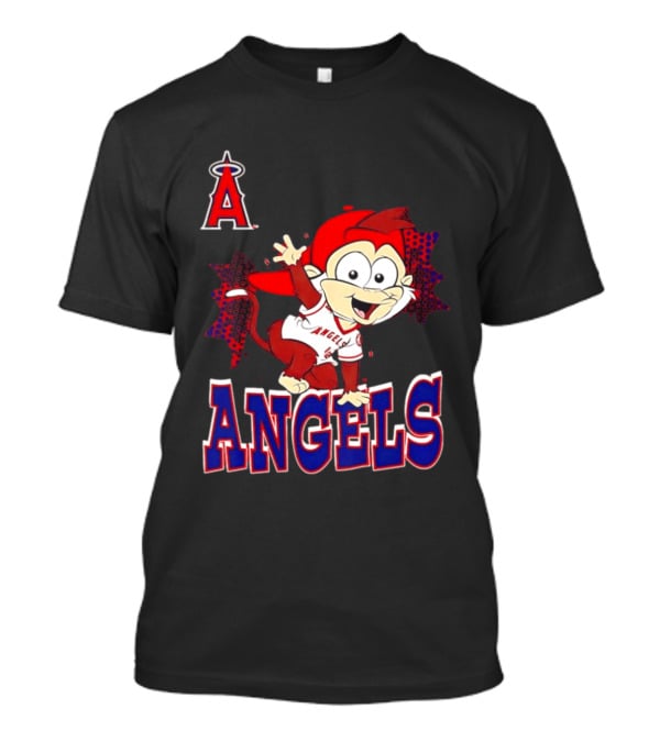 LAA Angels Rally Monkey Waving Hand Classic Sports Fan T-Shirt