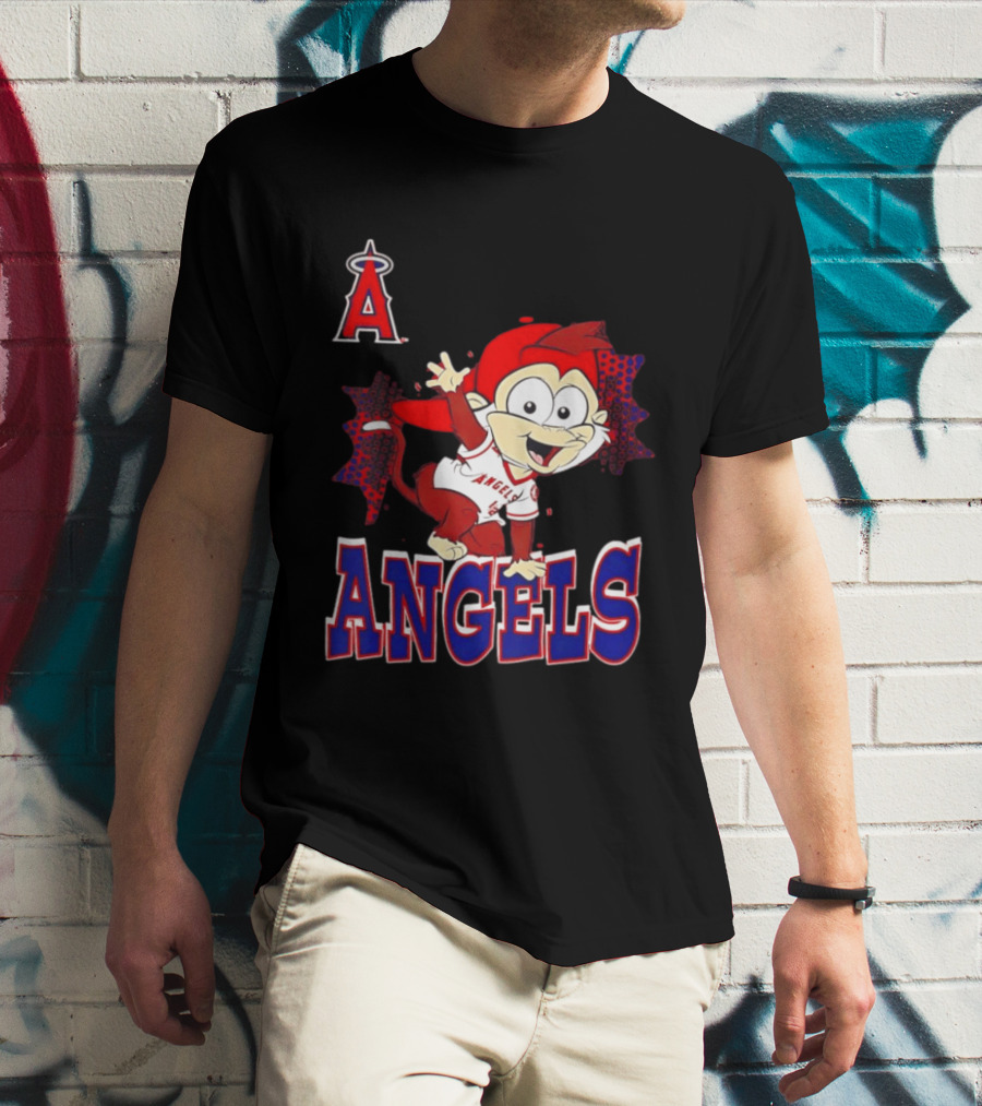 LAA Angels Rally Monkey Waving Hand Classic Sports Fan T-Shirt