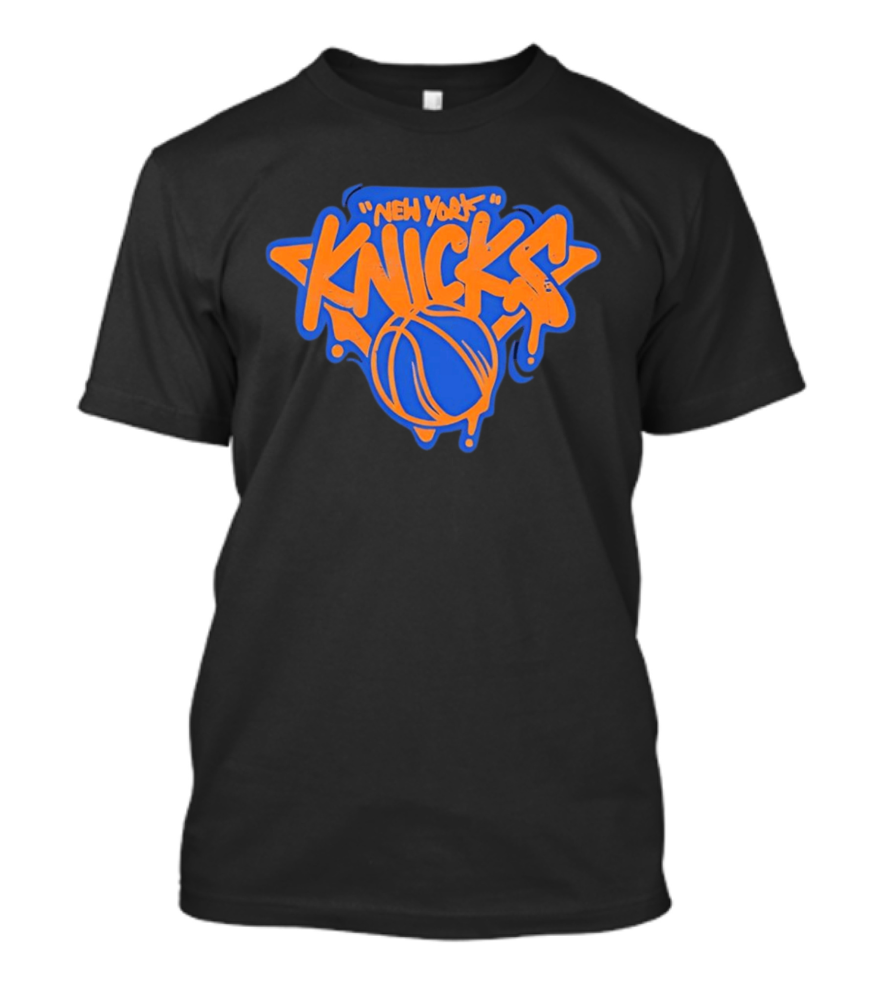 New York Knicks Streetwear Graffiti Basketball T-Shirt