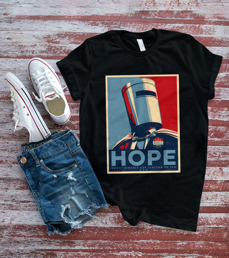 Hope Count Binface Vote Binface 2026 Clacton On Sea T-Shirt