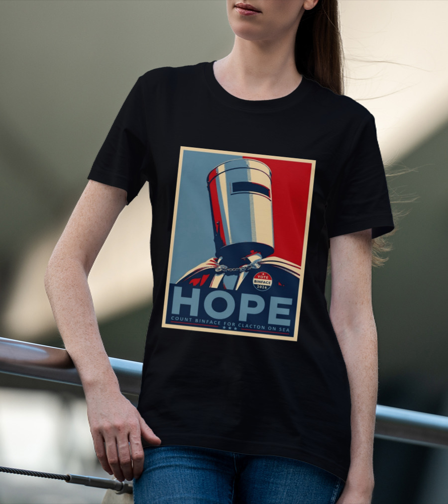 Hope Count Binface Vote Binface 2026 Clacton On Sea T-Shirt
