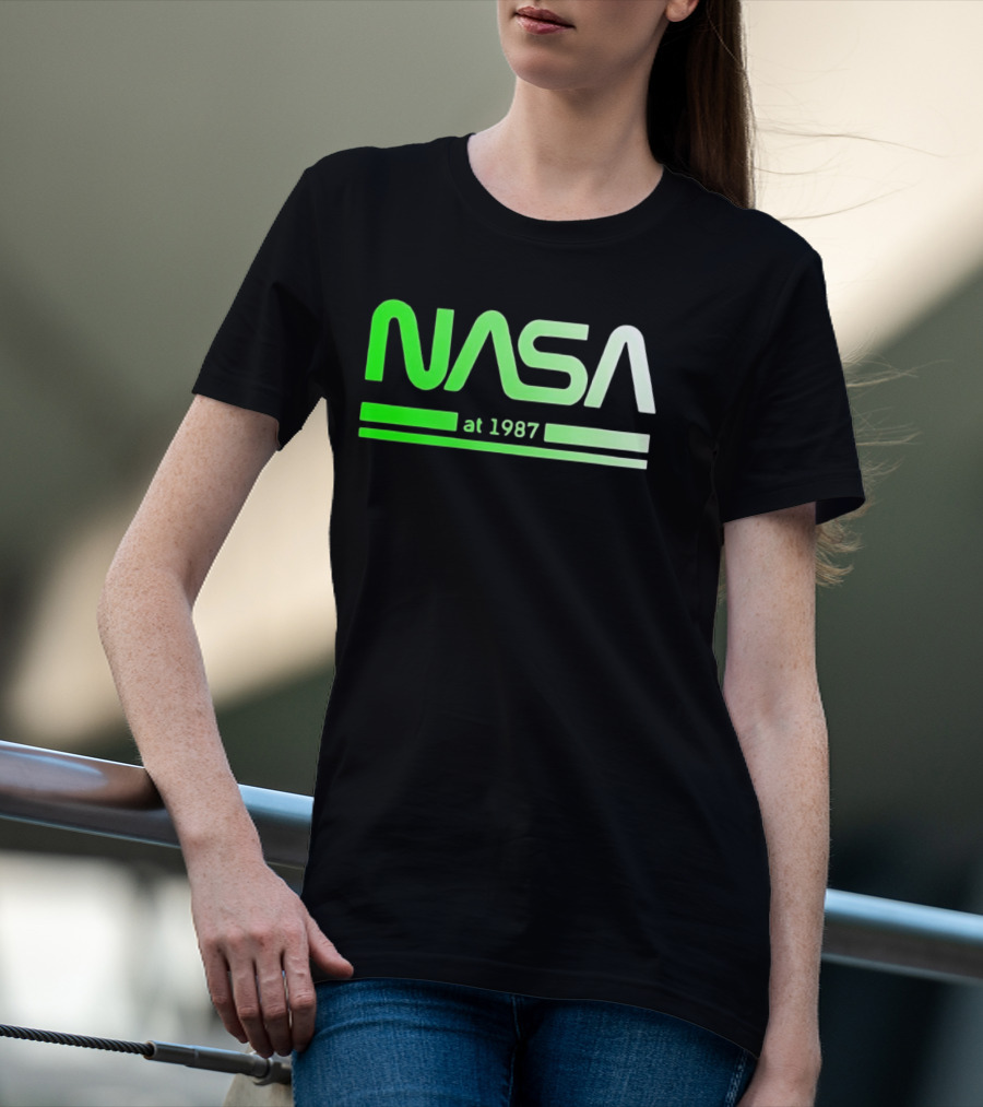 NASA Neon Green 1987 T-Shirt
