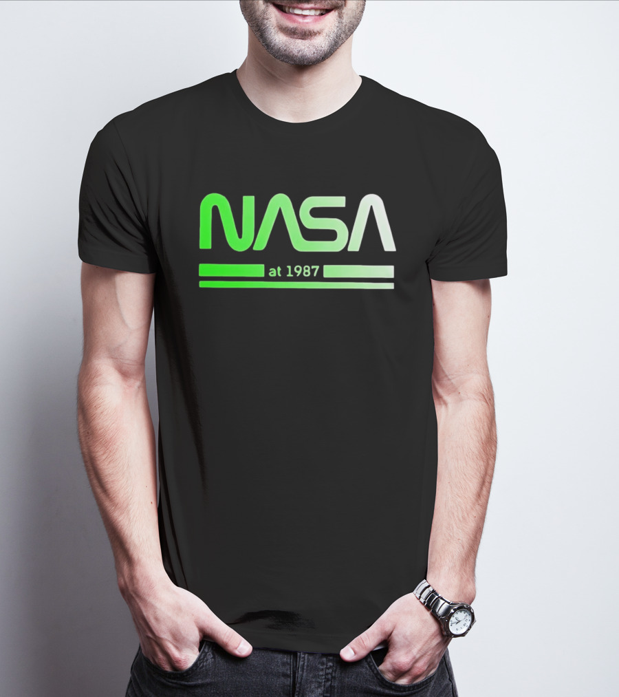 NASA Neon Green 1987 T-Shirt