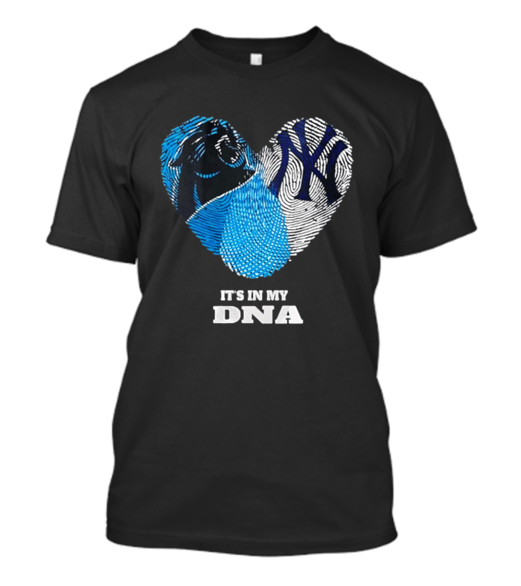 New York Yankees Carolina Panthers It's In My DNA T-Shirt