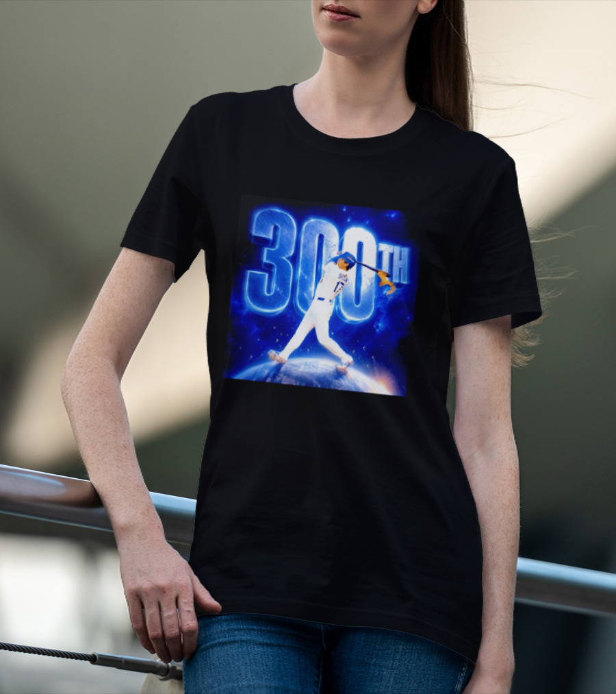 Shohei Ohtani 300th Home Run 17 Power Swing Los Angeles Dodgers T-Shirt