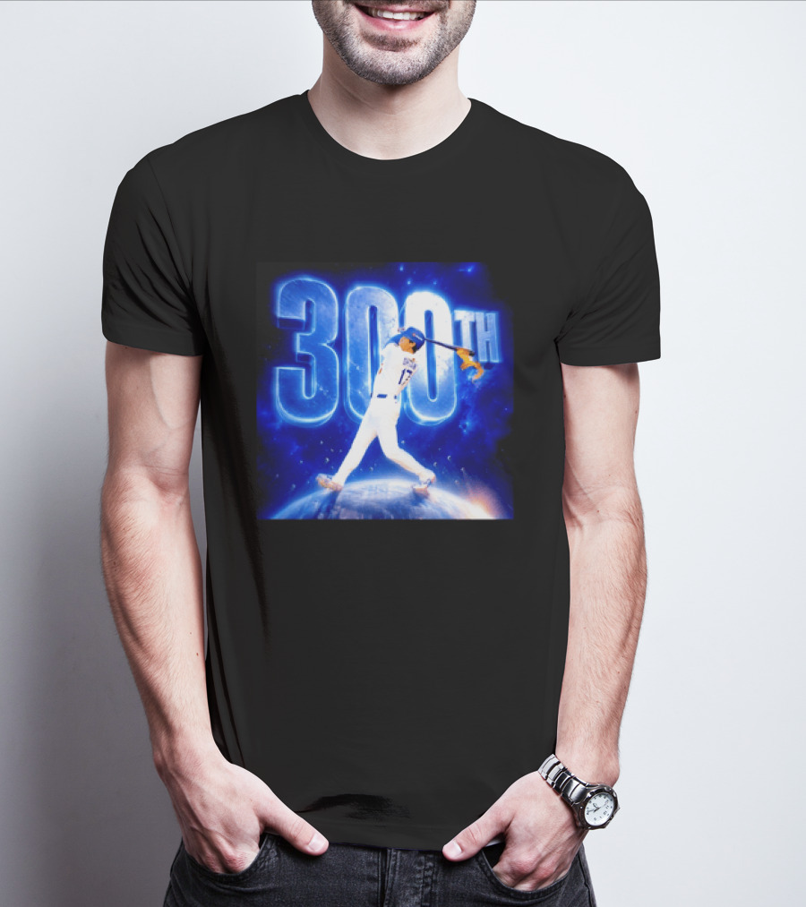 Shohei Ohtani 300th Home Run 17 Power Swing Los Angeles Dodgers T-Shirt