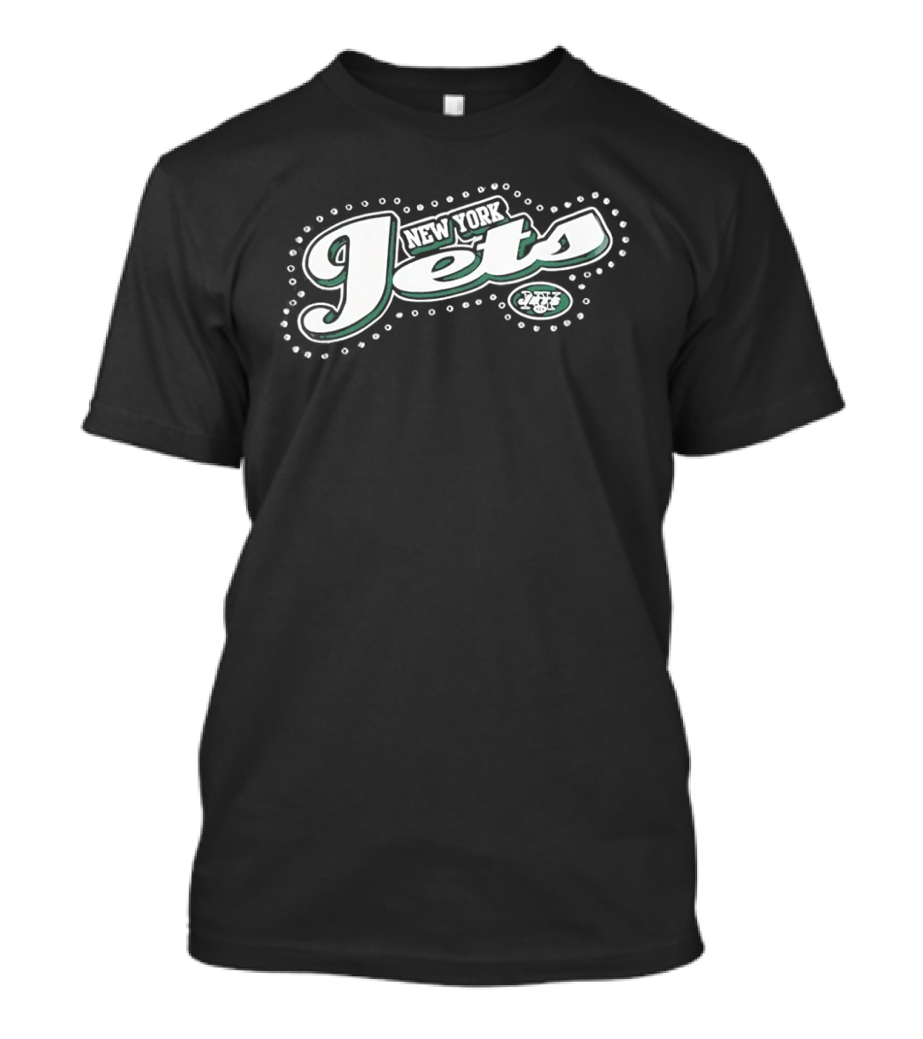 New York Jets Sparkly Rhinestone Bling 2023 T-Shirt