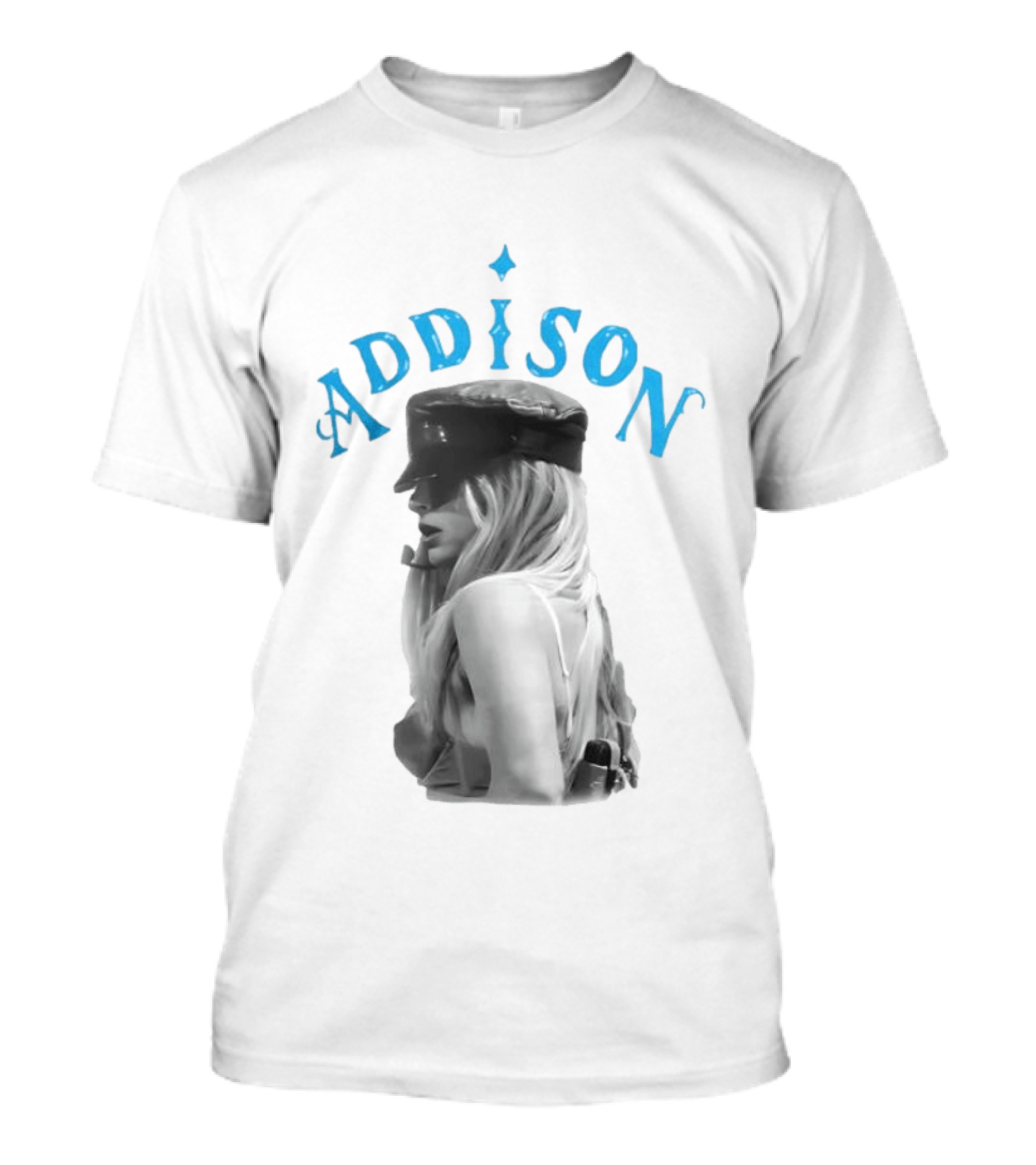 Addison Rae I Got It Bad Black Hat Blue T-Shirt