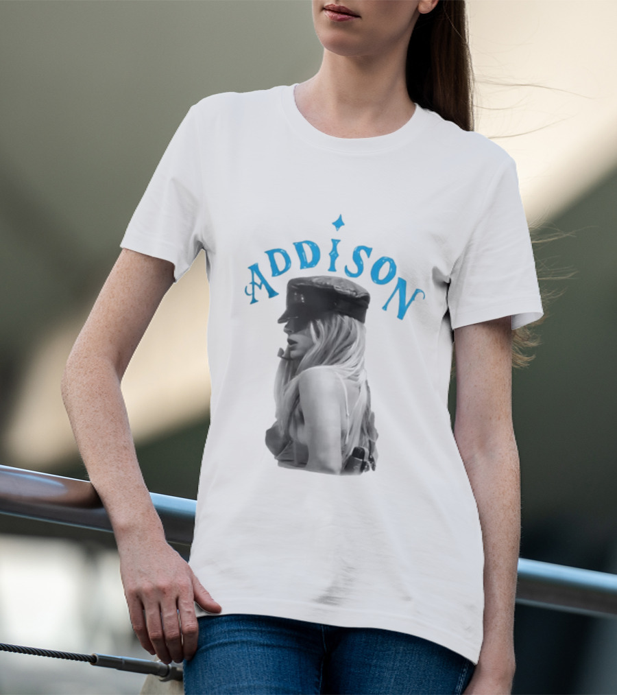 Addison Rae I Got It Bad Black Hat Blue T-Shirt