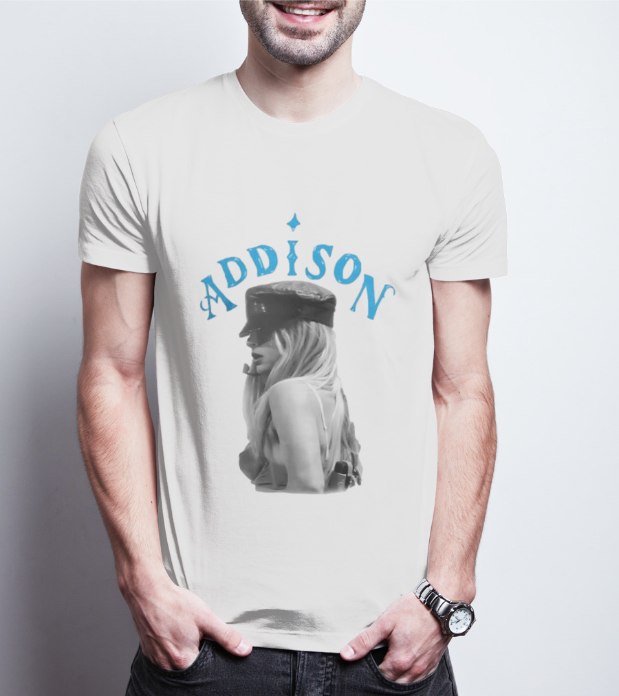 Addison Rae I Got It Bad Black Hat Blue T-Shirt