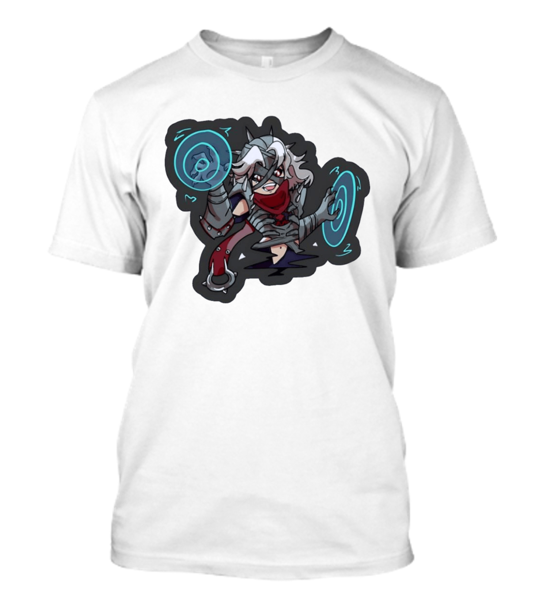 Chibi Warrior Anime Magic Casting Enchanted Spells Gaming Adventure T-Shirt