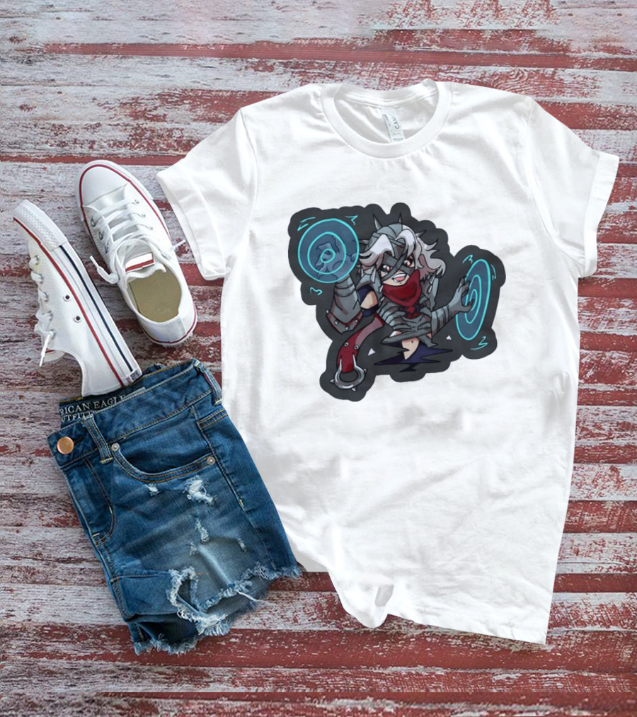 Chibi Warrior Anime Magic Casting Enchanted Spells Gaming Adventure T-Shirt