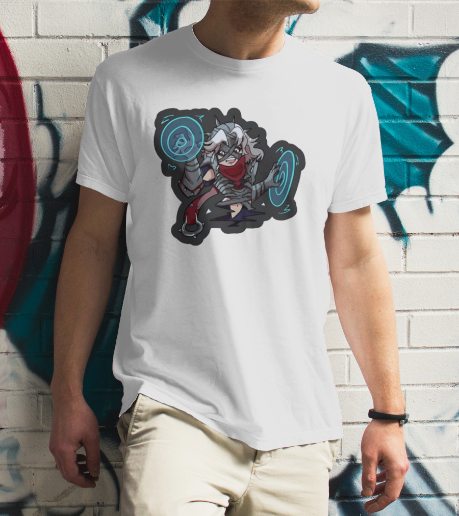 Chibi Warrior Anime Magic Casting Enchanted Spells Gaming Adventure T-Shirt