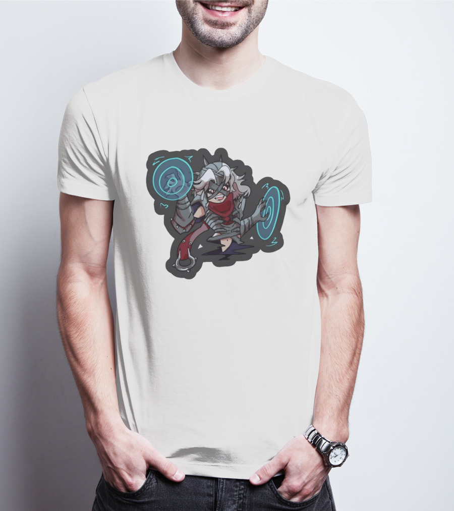 Chibi Warrior Anime Magic Casting Enchanted Spells Gaming Adventure T-Shirt