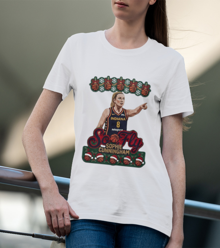 Indiana Fever So Fly Sophie Cunningham Basketball WNBA 2026 T-Shirt