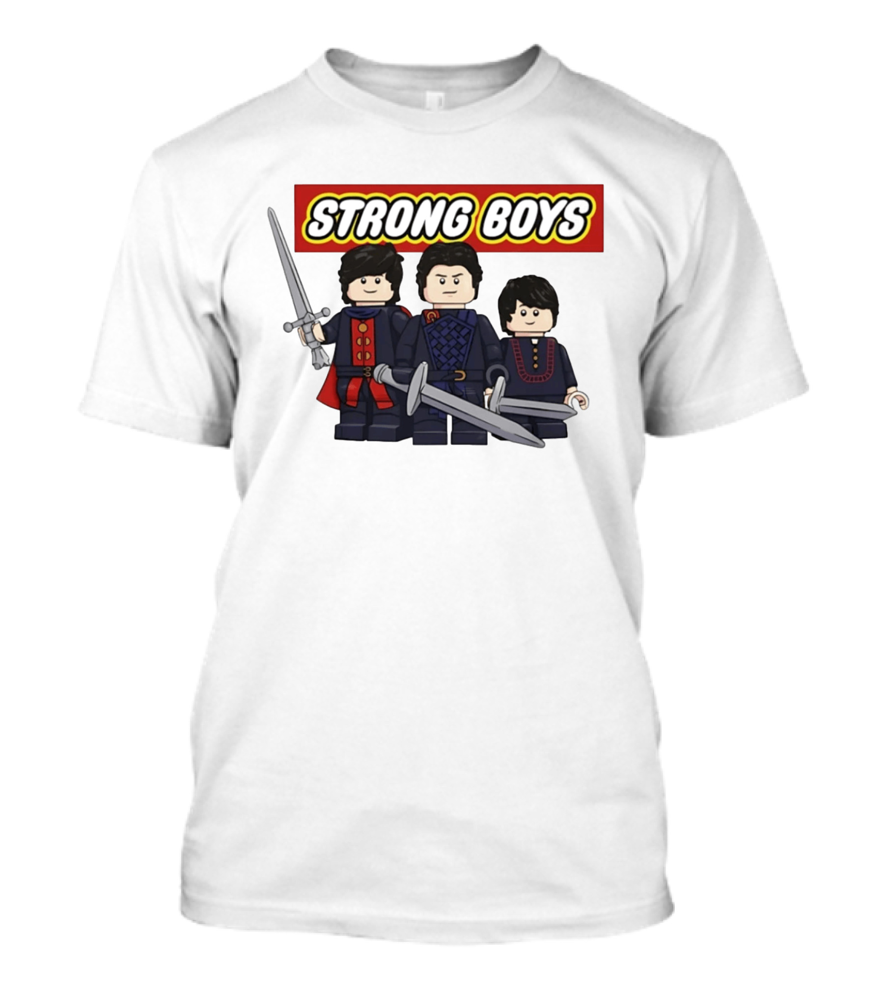 Strong Boys Lego Characters House Of The Dragon Fantasy Figures T-Shirt