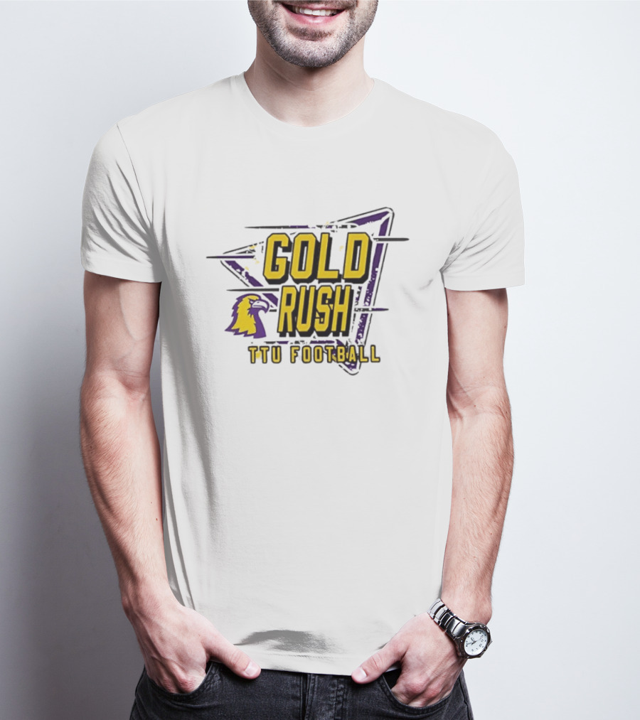 Gold Rush TTU Football Tennessee Tech Golden Eagles T-Shirt