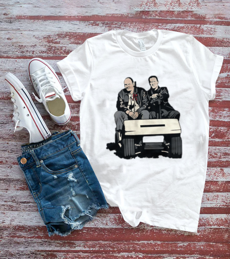 The Sopranos Tony Soprano Furio Giunta Riding Golf Cart Scene T-Shirt