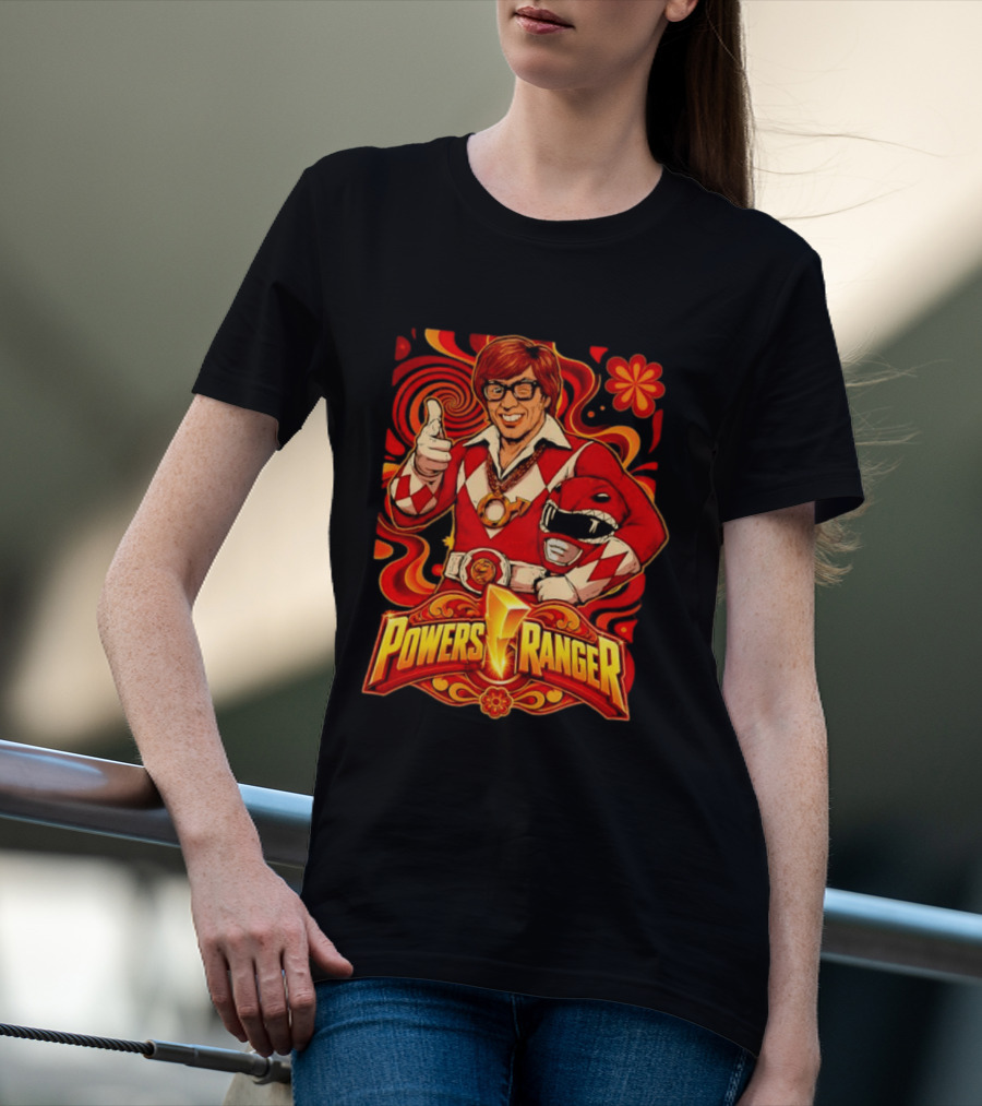 Powers Ranger Austin Powers Power Rangers T-Shirt