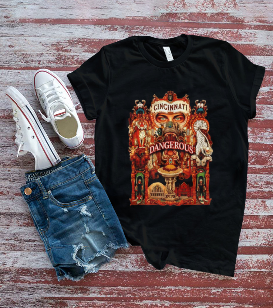 Cincinnati Dangerous Tiger Lord Of The Jungle T-Shirt