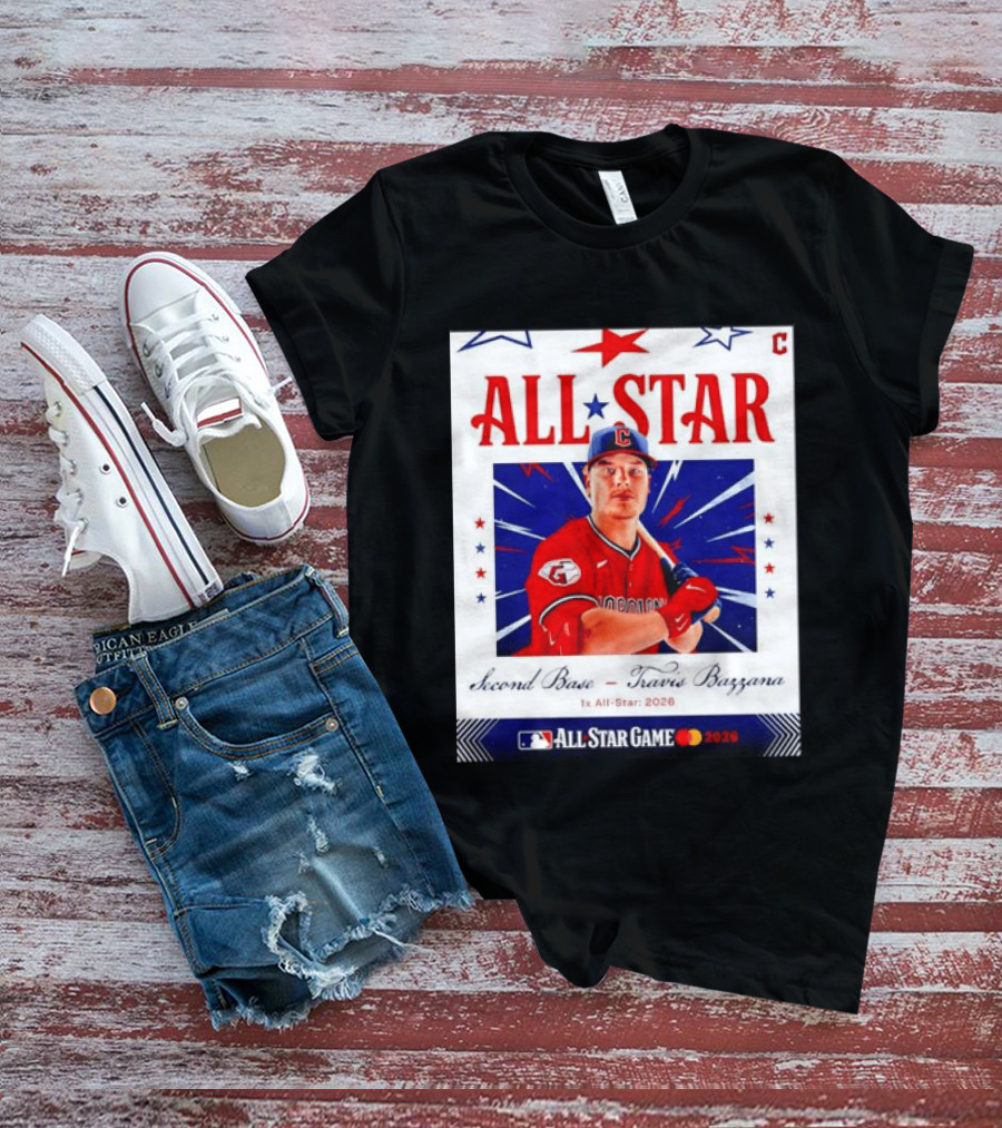 Travis Bazzana 2026 MLB All Star Game Second Base Player Card T-Shirt