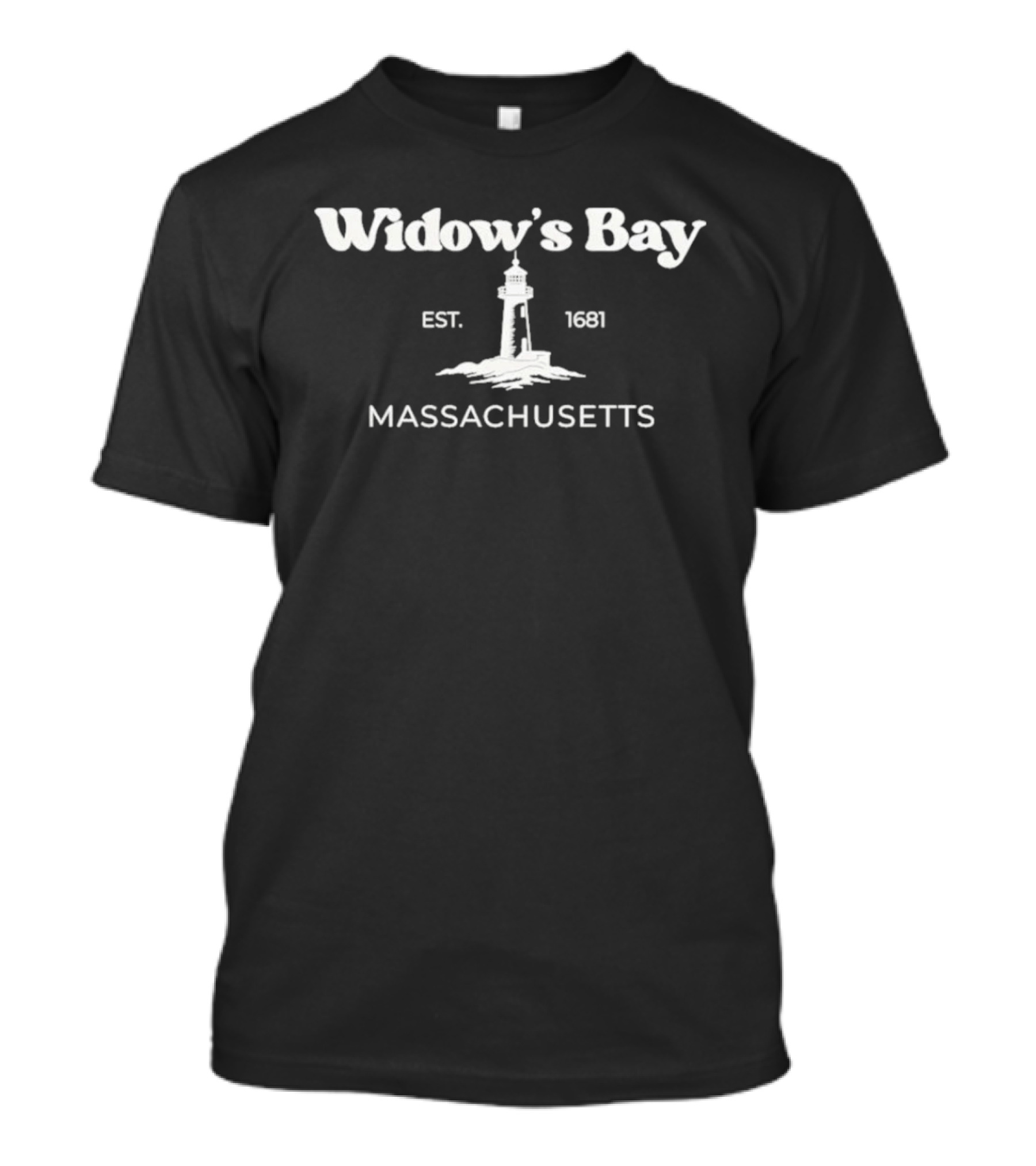Widow's Bay Massachusetts Lighthouse Est 1681 T-Shirt