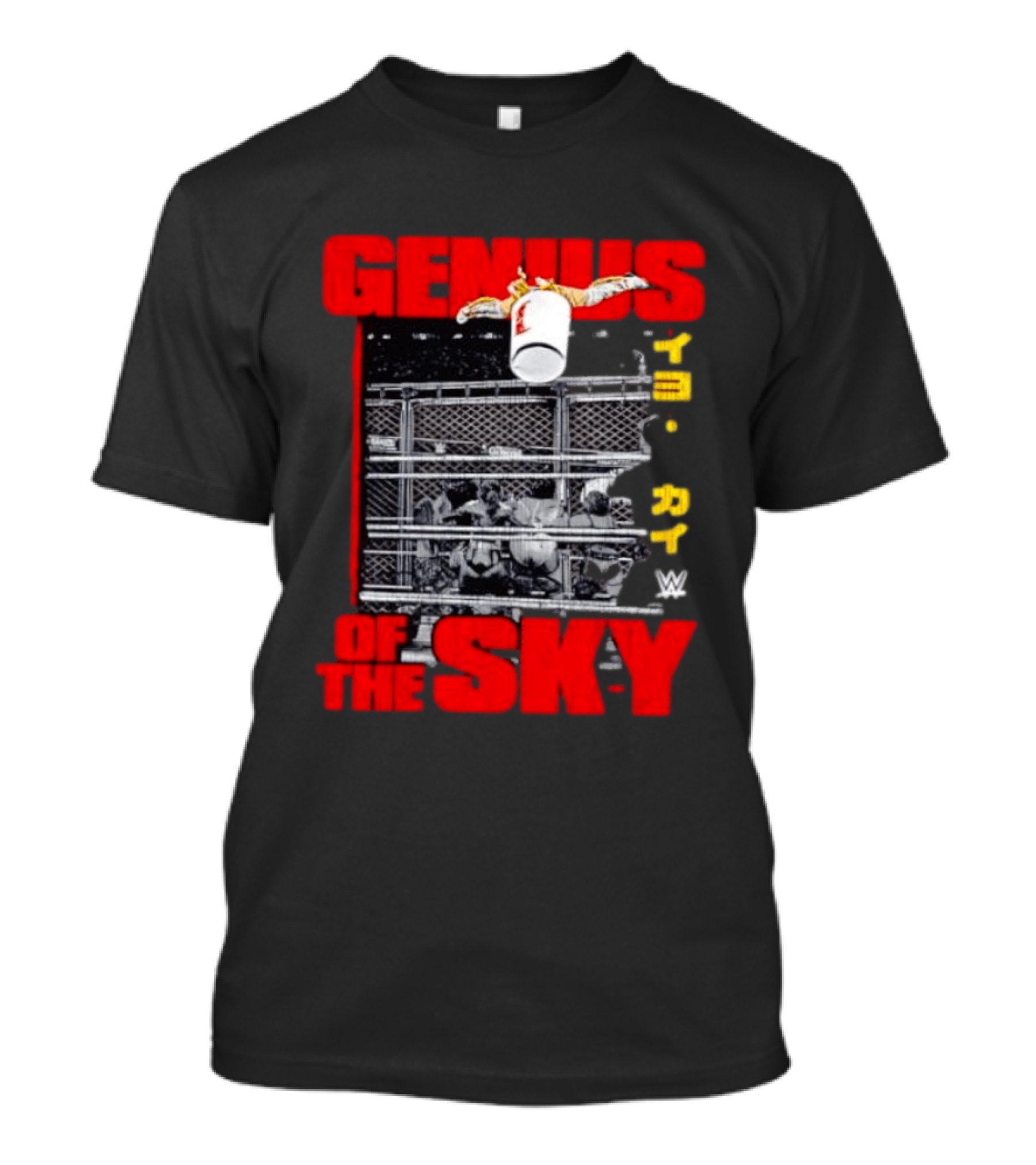 Genius Of The Sky Iyo Sky WWE Trash Can Flip T-Shirt