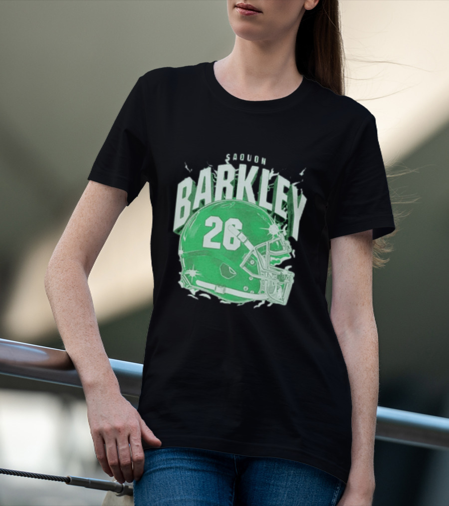 Saquon Barkley 26 Football Helmet T-Shirt