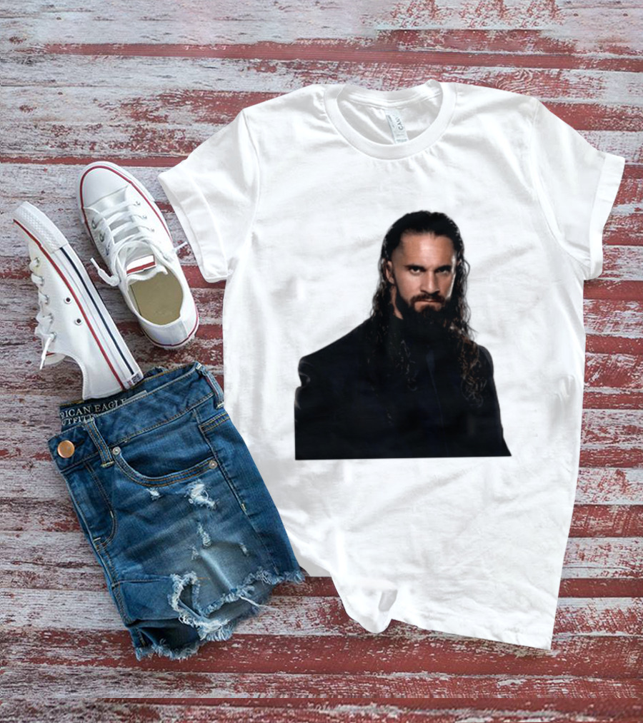 Seth Rollins Has A New Render Intense Gaze And Long Hair T-Shirt
